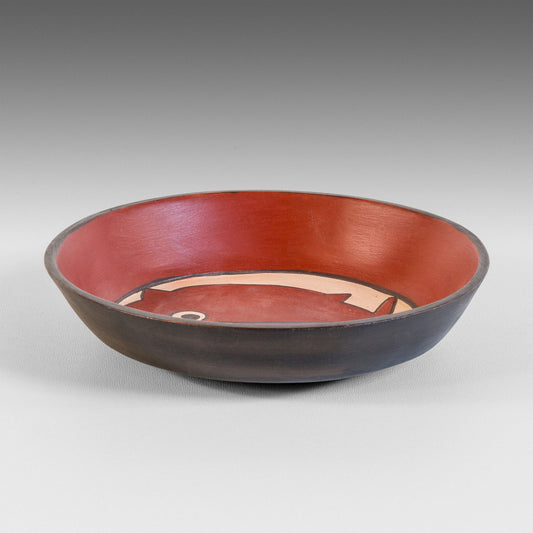 Assiette poisson carpe Nazca