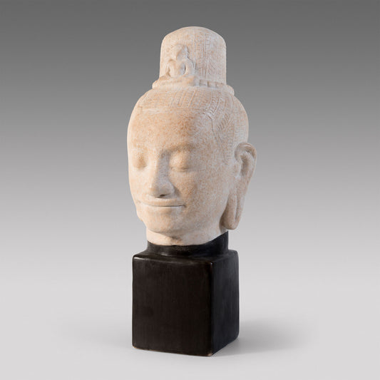 Grande tête de bouddha