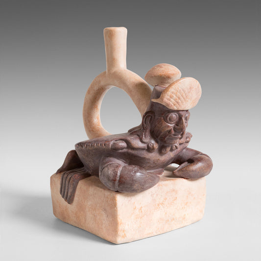 Vase étrier crabe Mochica