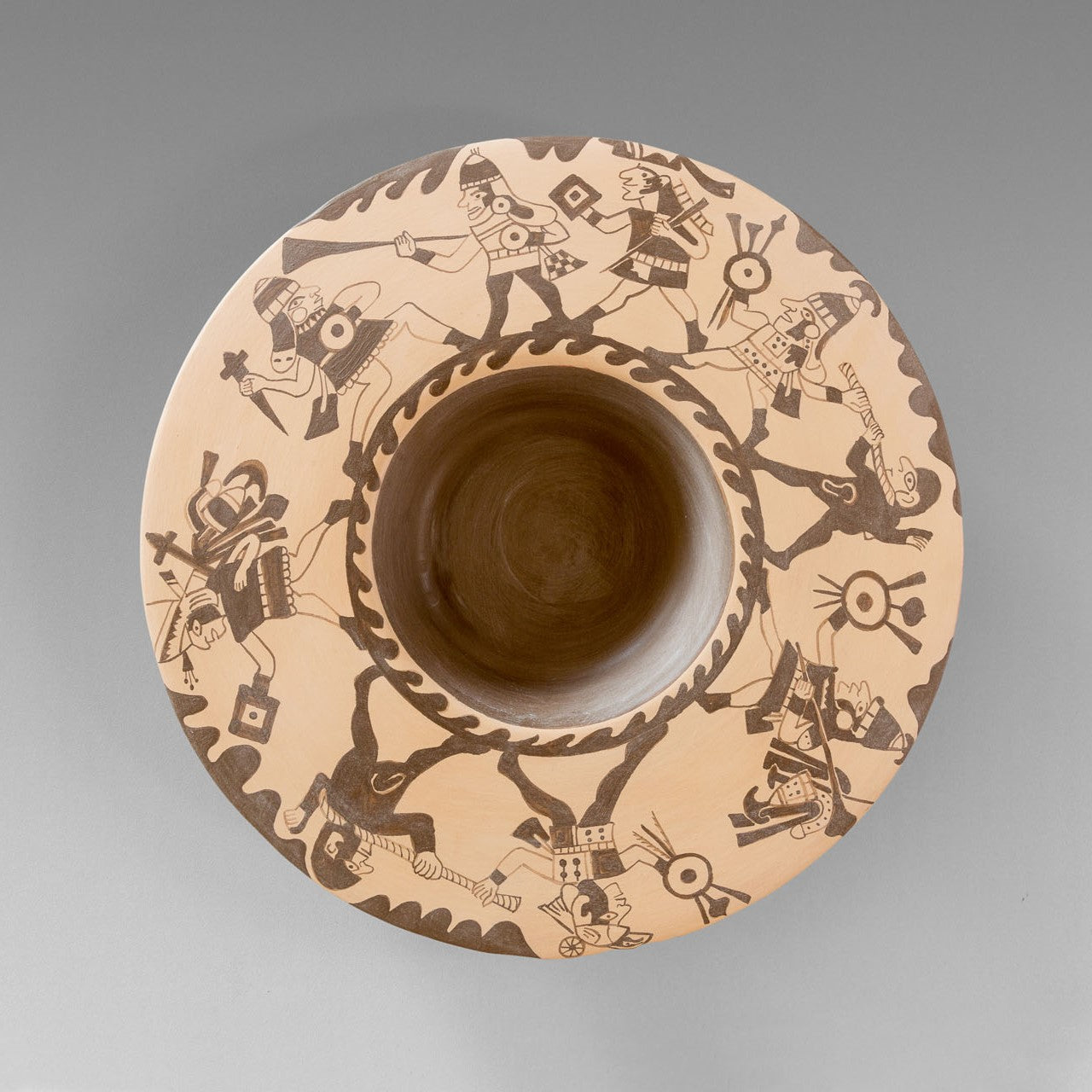 Grand plat aztèque