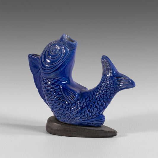 Poisson encrier bleu