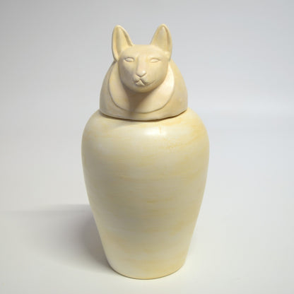 Vase canope Douamoutef « Tête de chien »