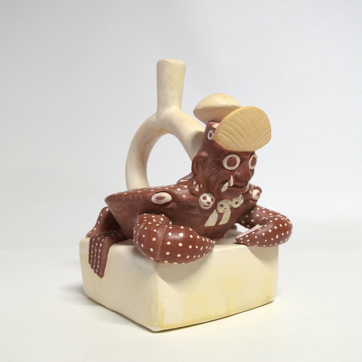 Vase étrier crabe Mochica