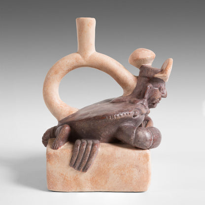 Vase étrier crabe Mochica