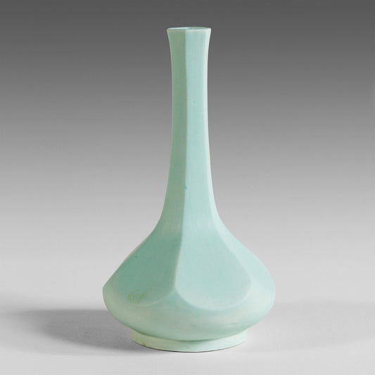 Vase céladon à facettes (creation)