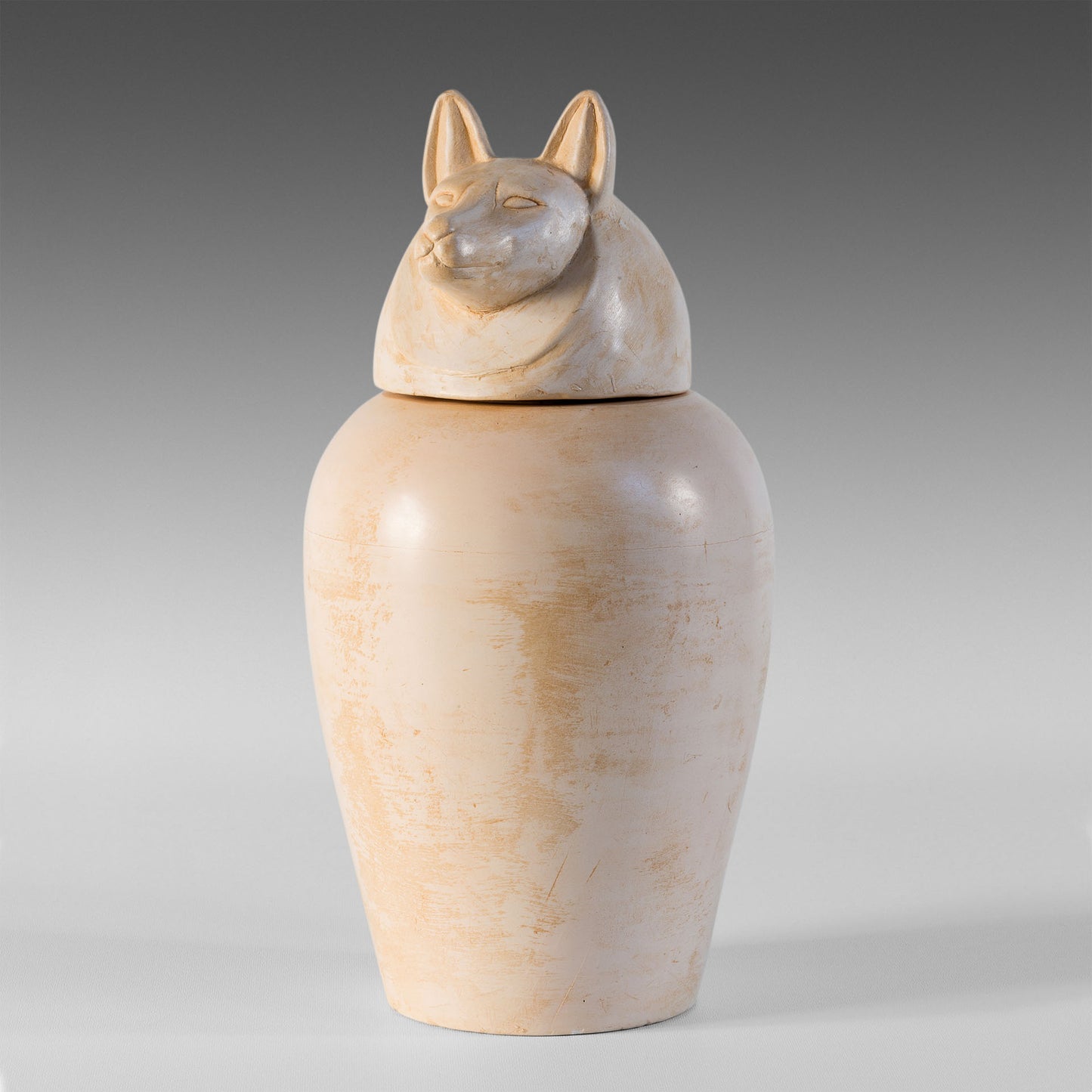 Vase canope Douamoutef « Tête de chien »