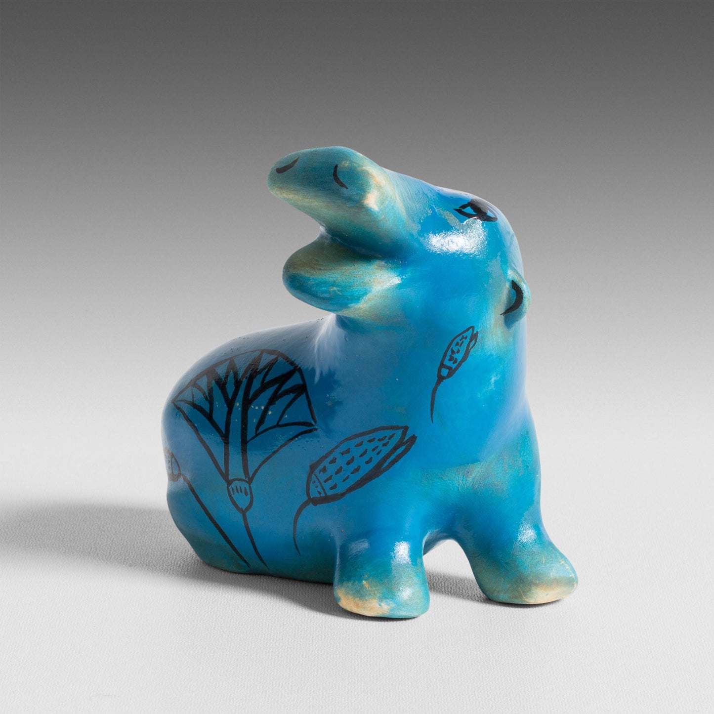Hippopotame assis de la vallée du Nil